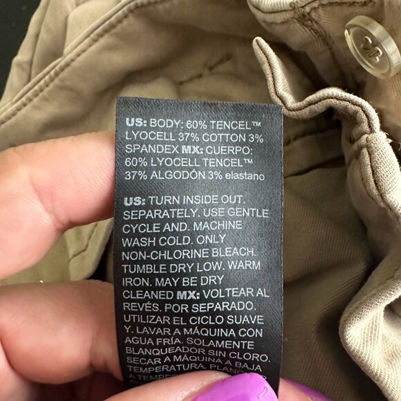 2/$30 White House Black Market Extra High-Rise Tapered Ankle Cargo Pants #A0140 - Picture 9 of 10